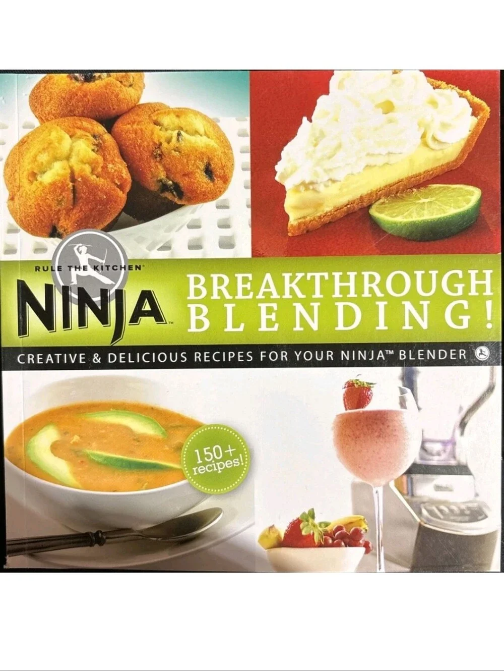 2 Pack Ninja Blender Breakthrough 250 Blending Fun Recipes Cookbook by Ninja NEW